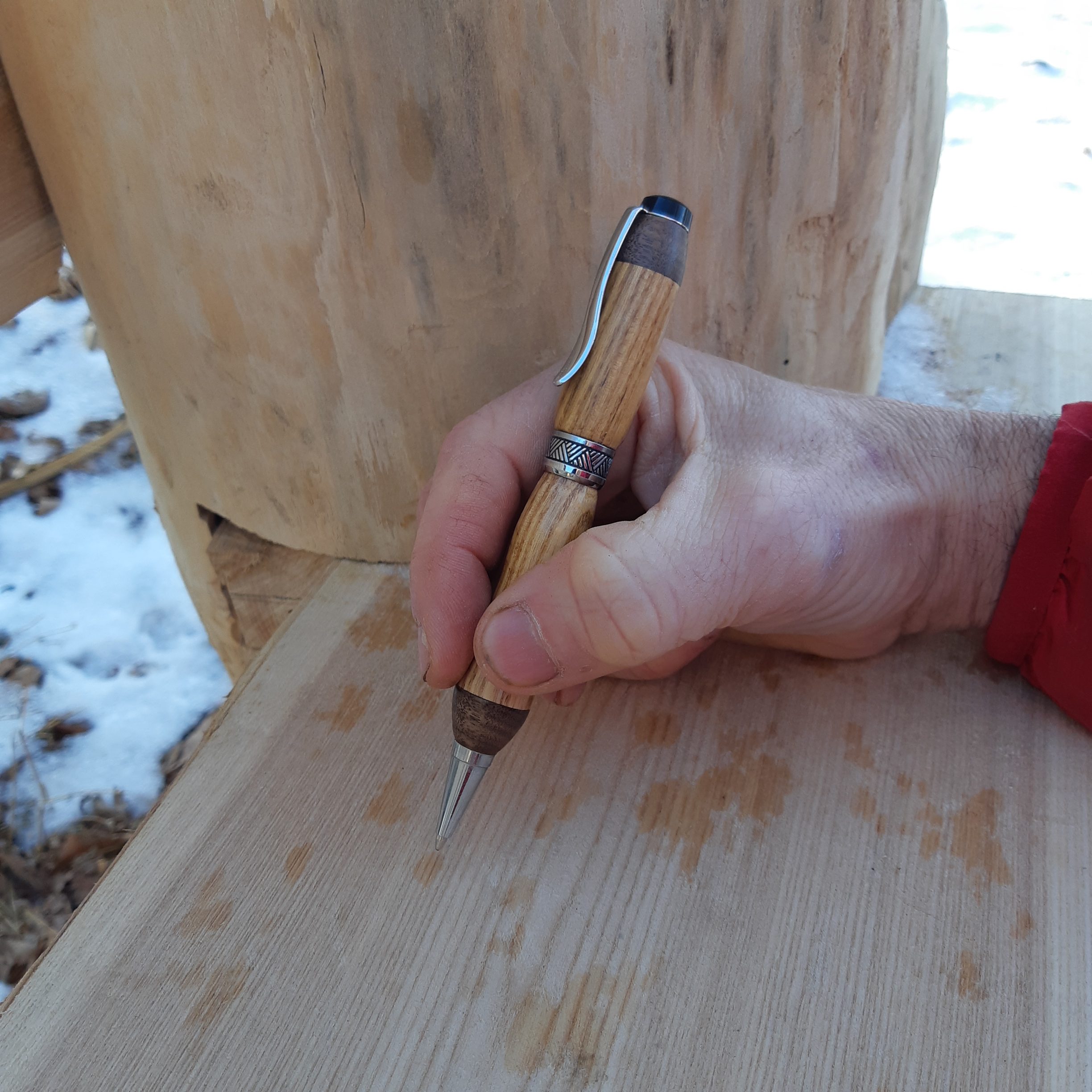 Walnut & Ash Rollerball Pen