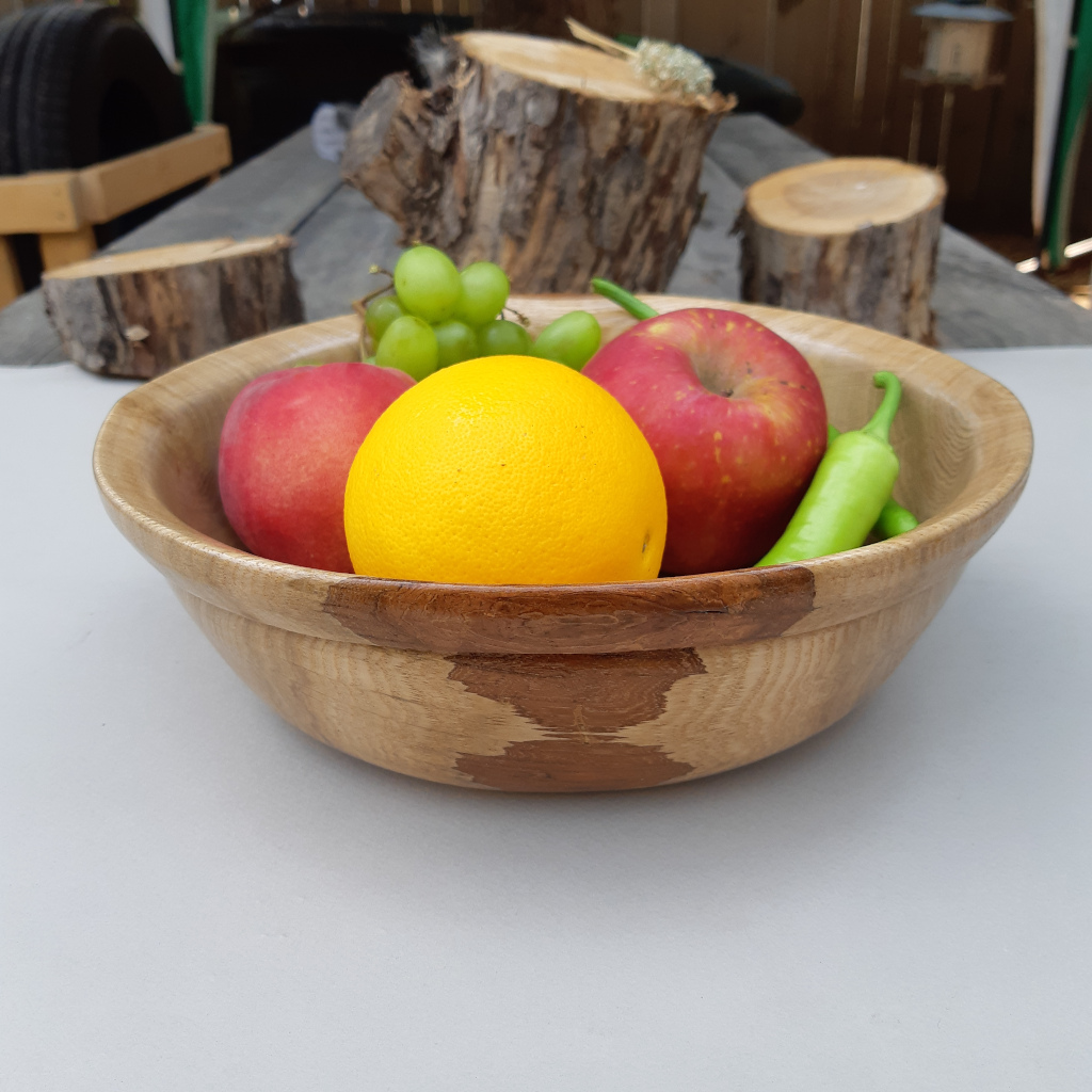 Oak Bowl -2-1/2" Deep