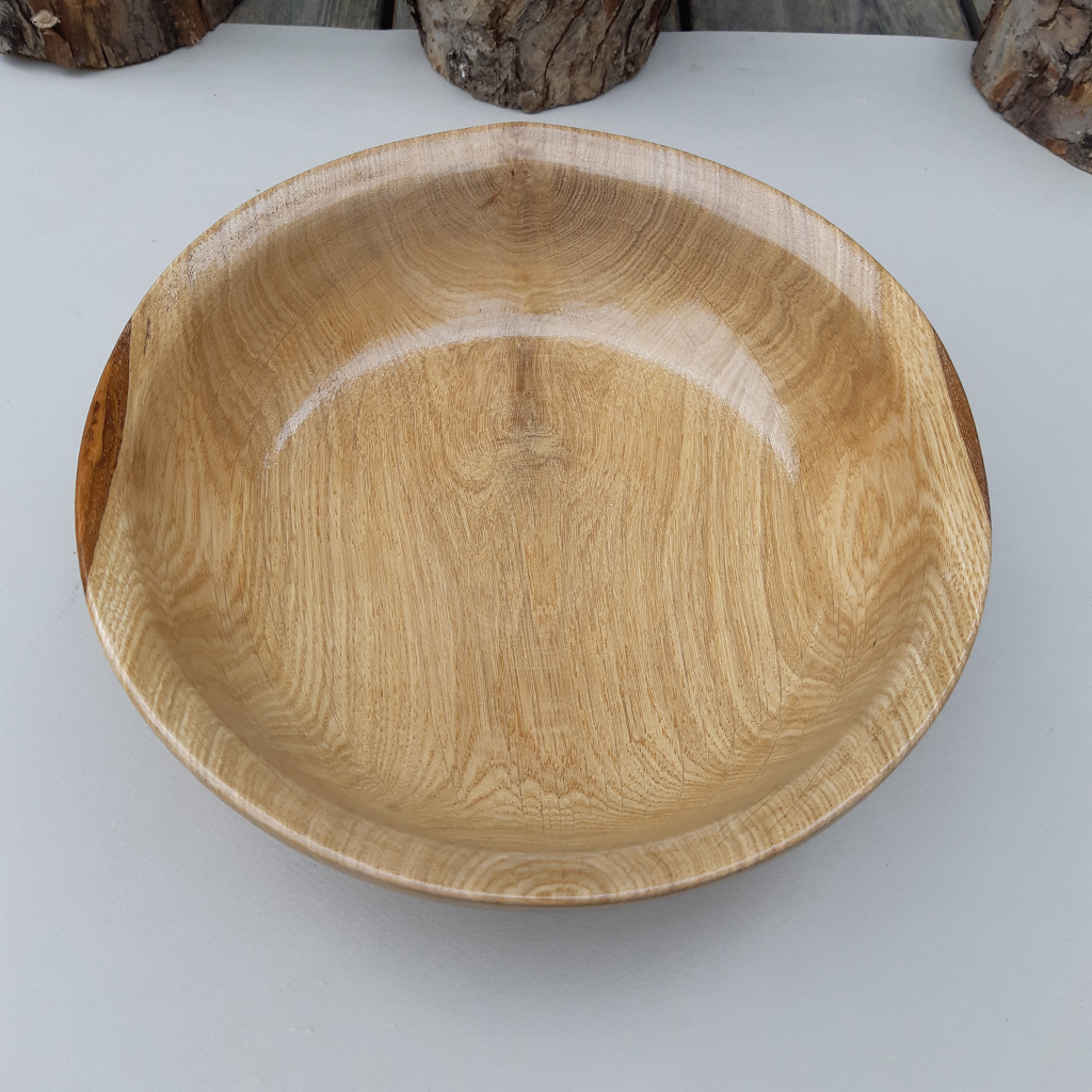 Oak Bowl -2-1/2" Deep