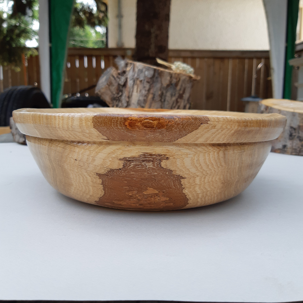 Oak Bowl -2-1/2" Deep