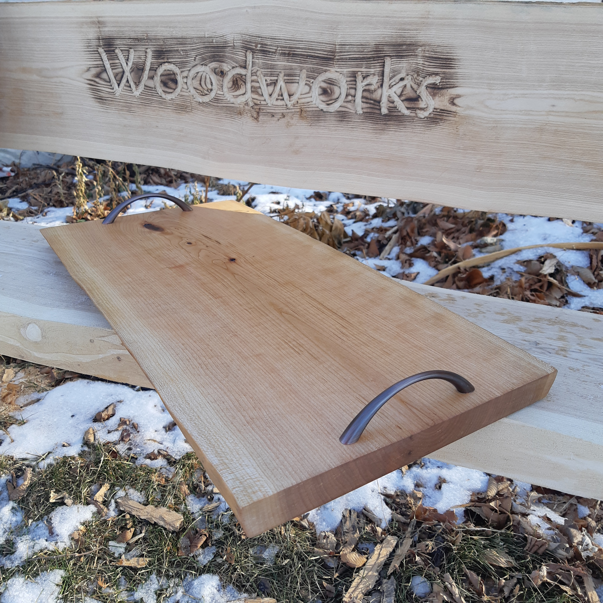Charcuterie Board Cherry w/ Handles