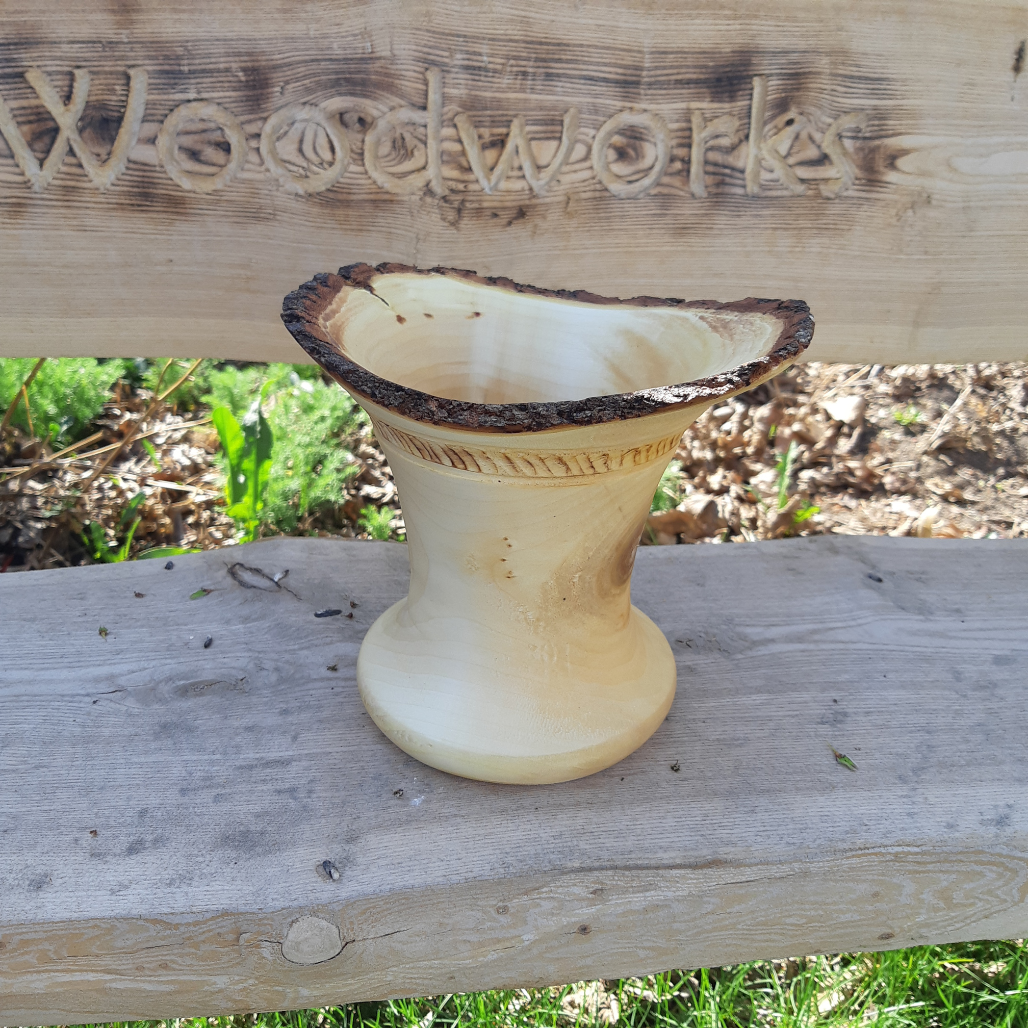 Live Edge Maple Vase