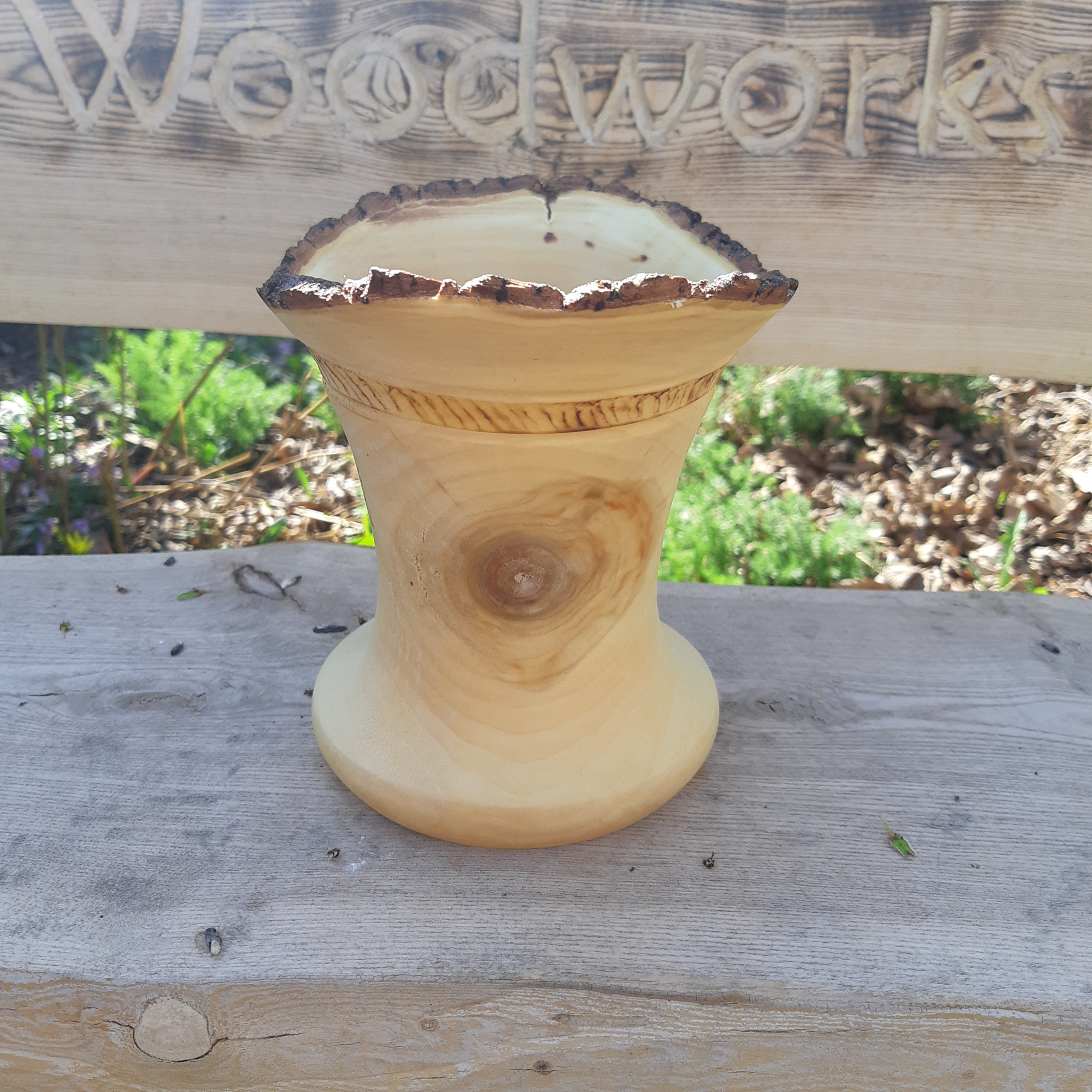 Live Edge Maple Vase