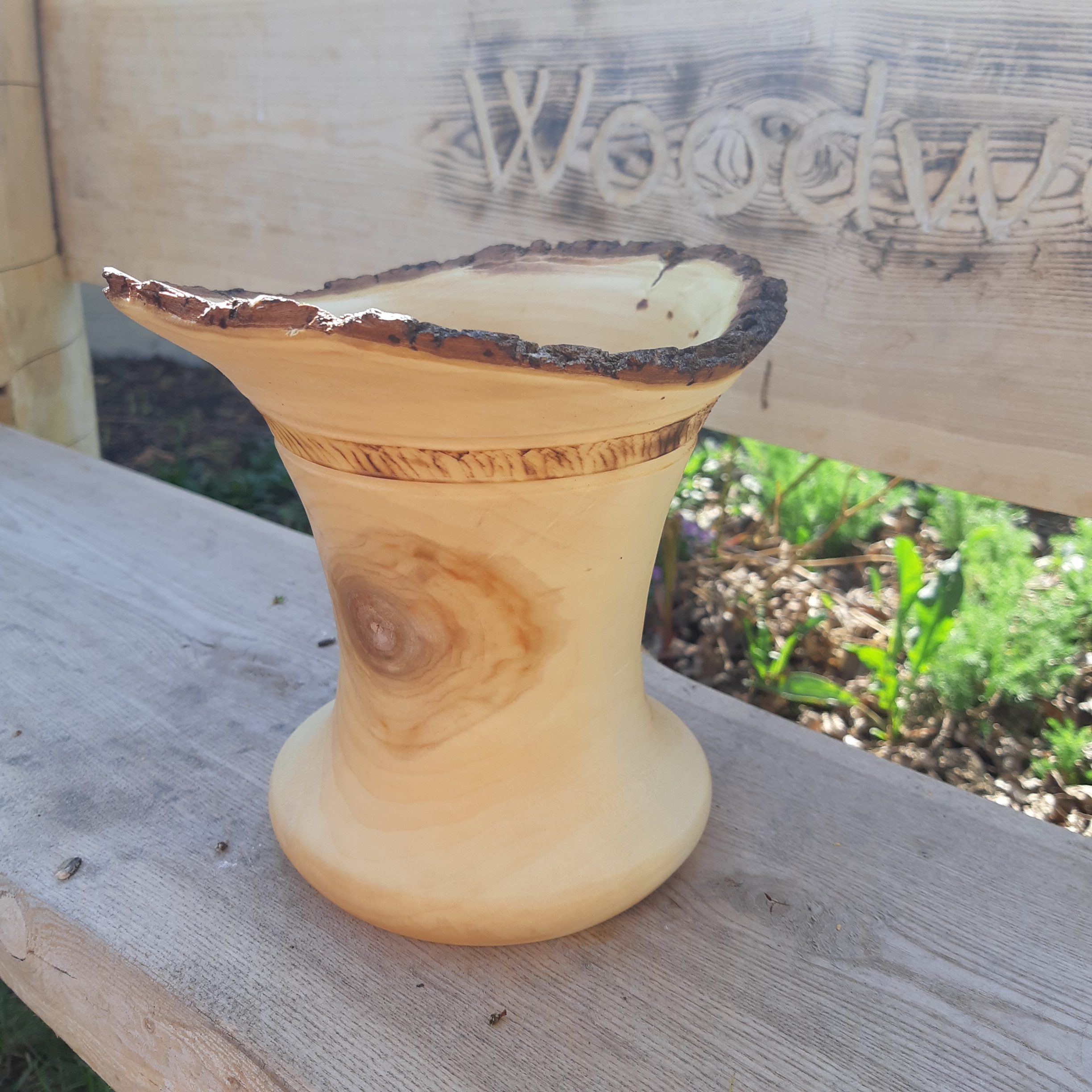 Live Edge Maple Vase