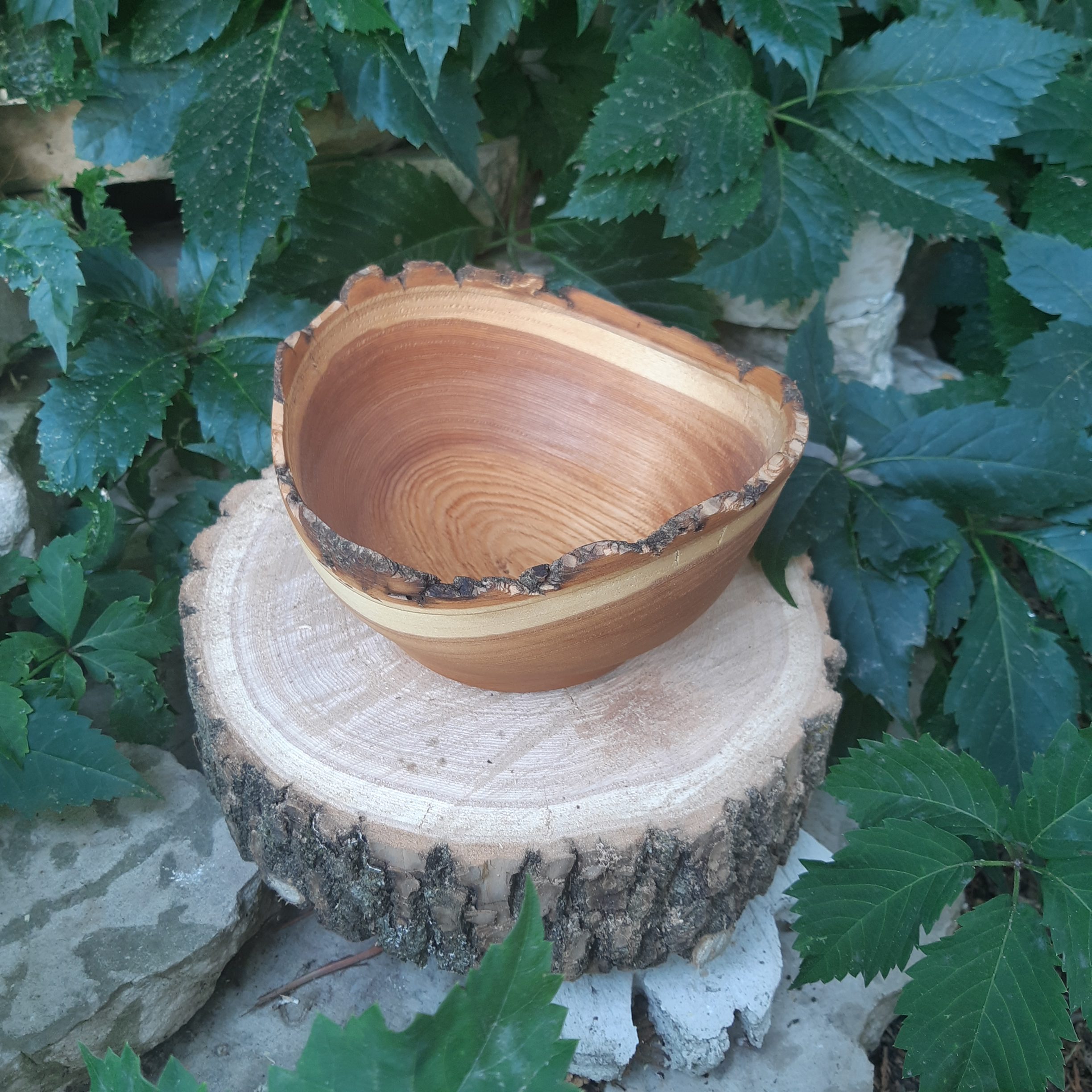 Live Edge Ash Bowl