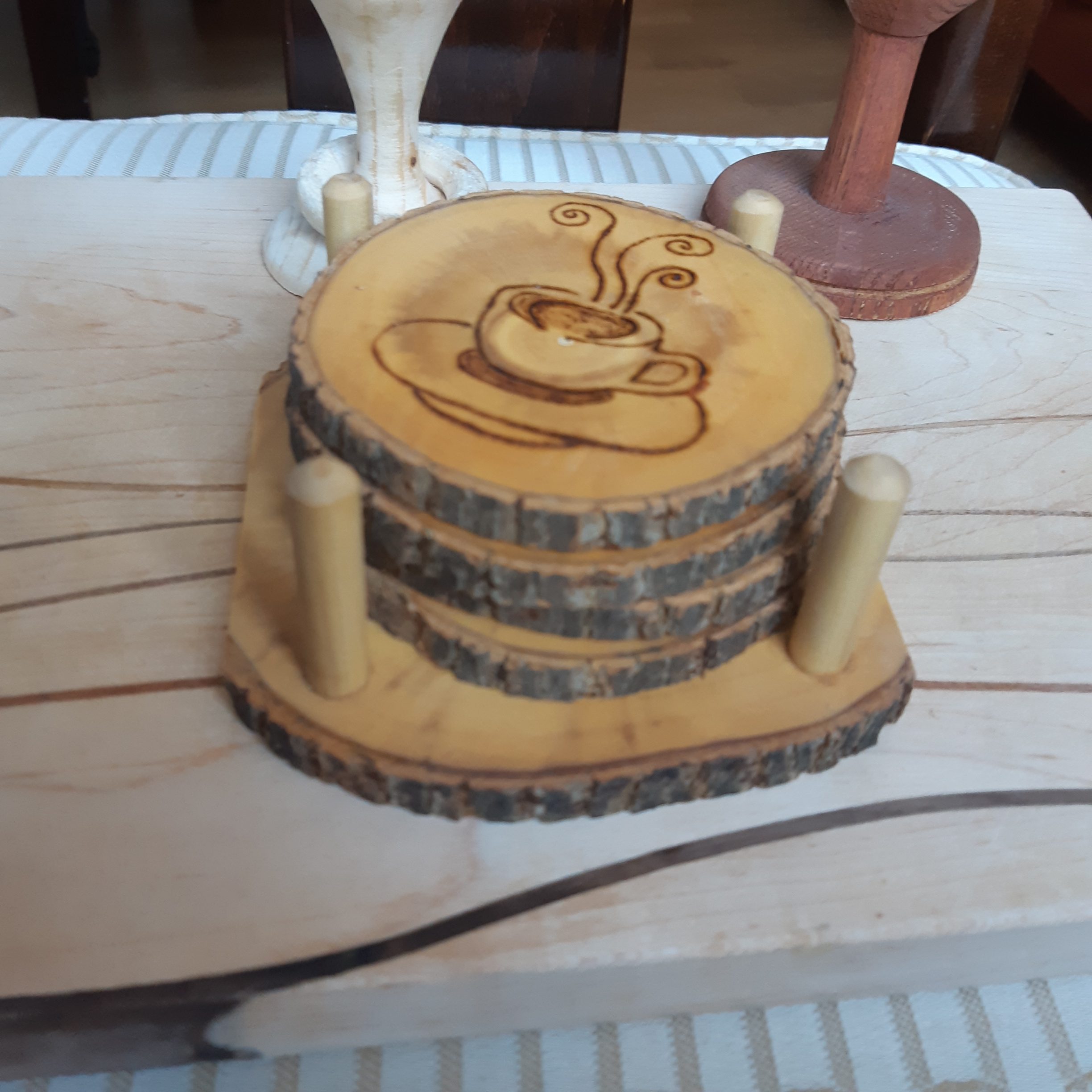 Coaster Set - Maple