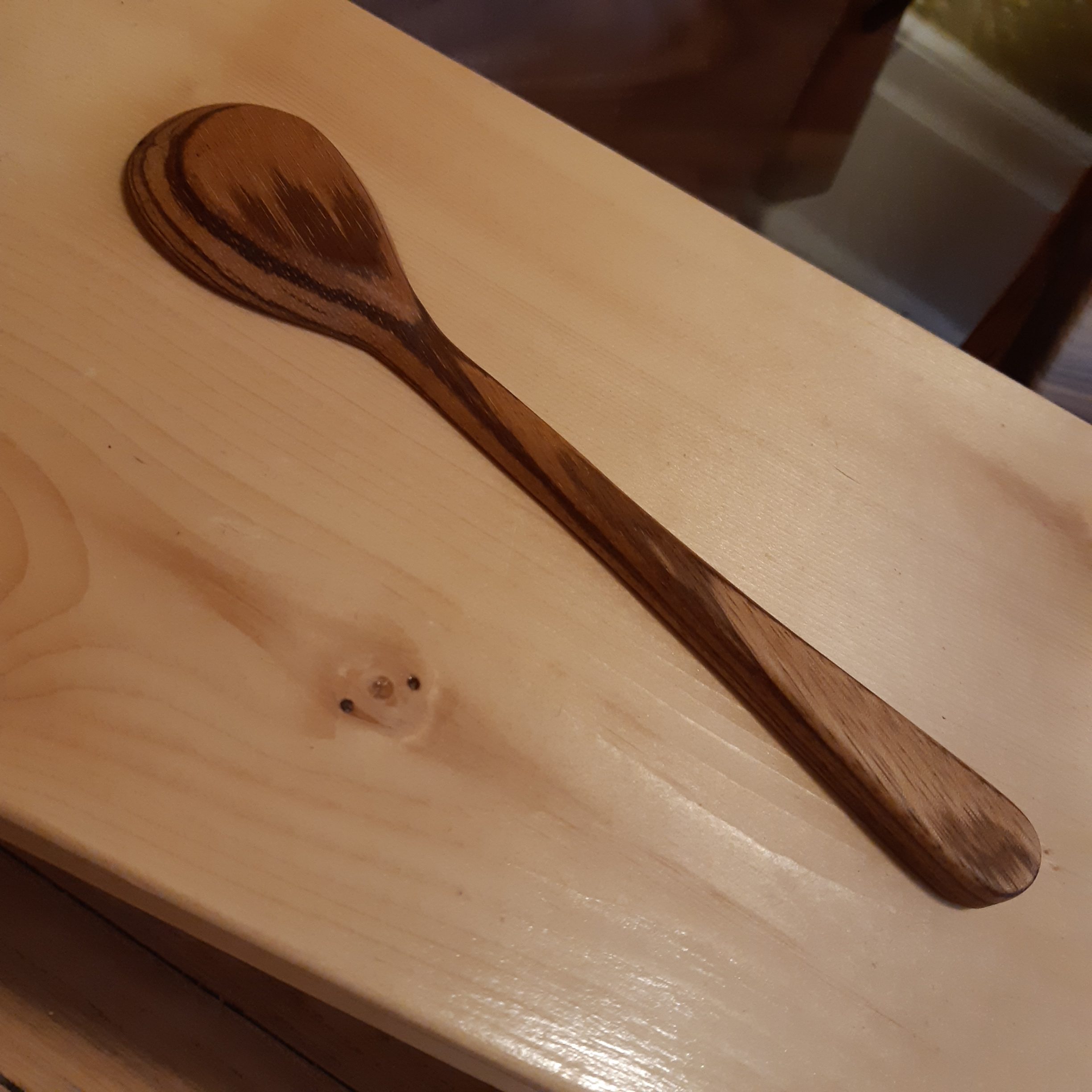 Tea Spoon 8" Zebrawood