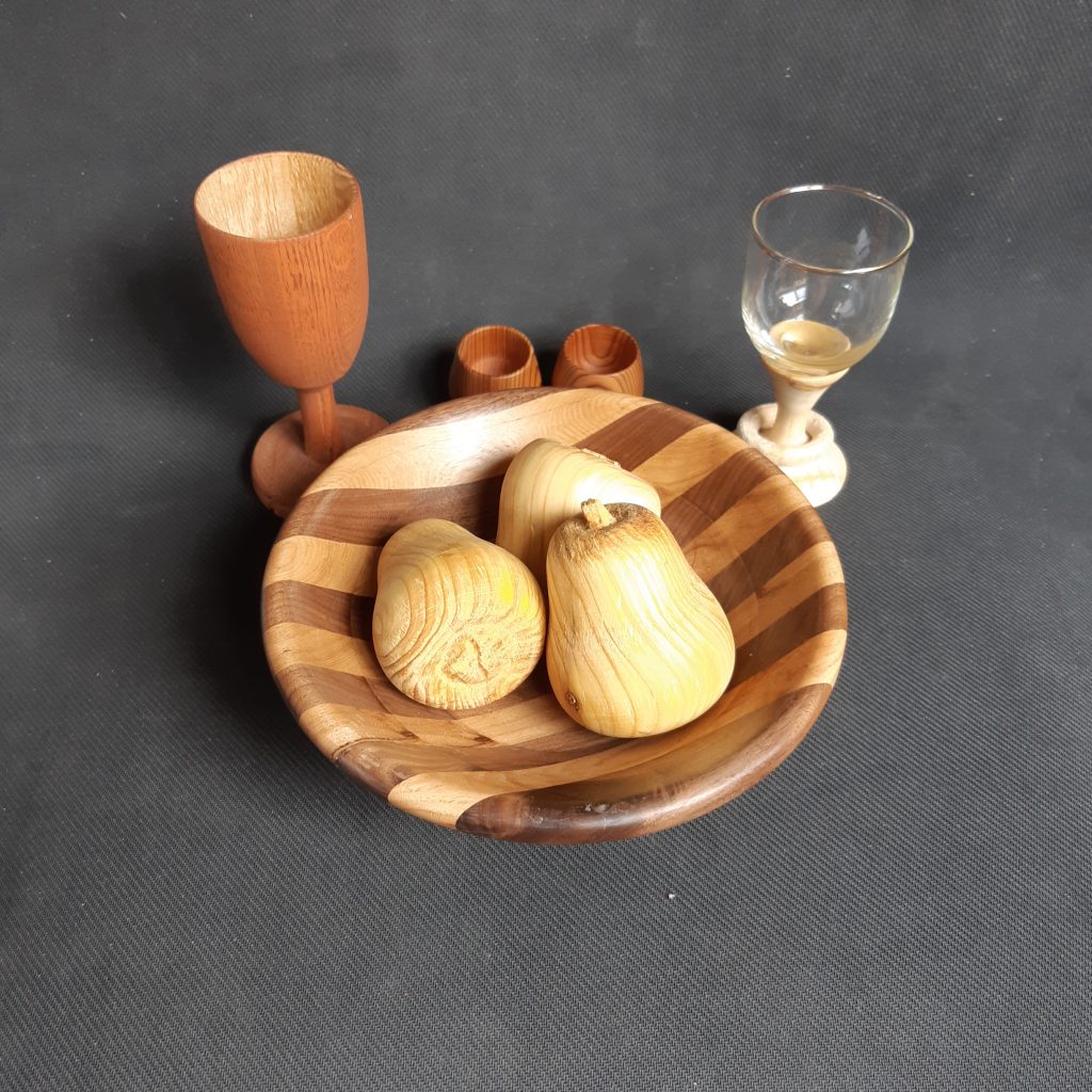 Segmented Ring Bowl - Walnut and Hickory