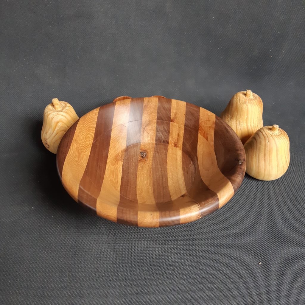 Segmented Ring Bowl - Walnut and Hickory