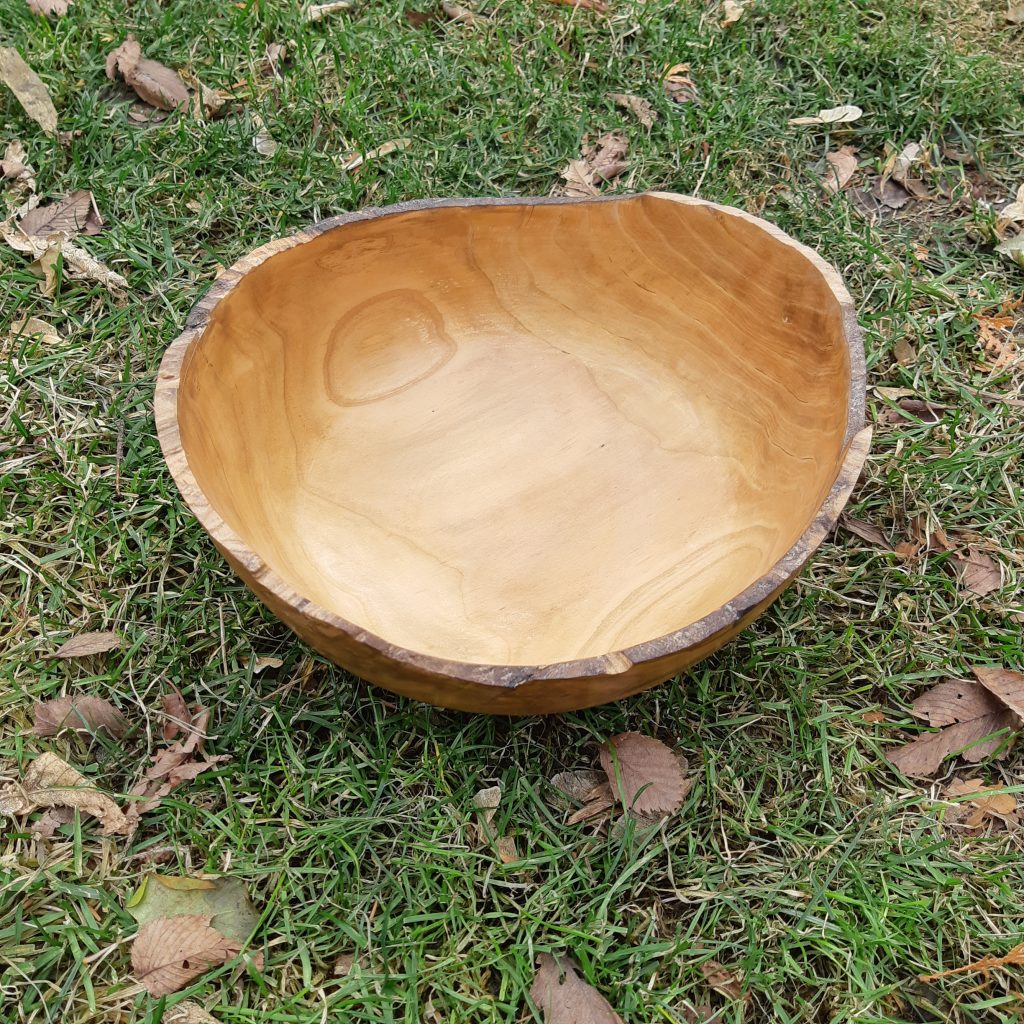 Live Edge Apricot Bowl