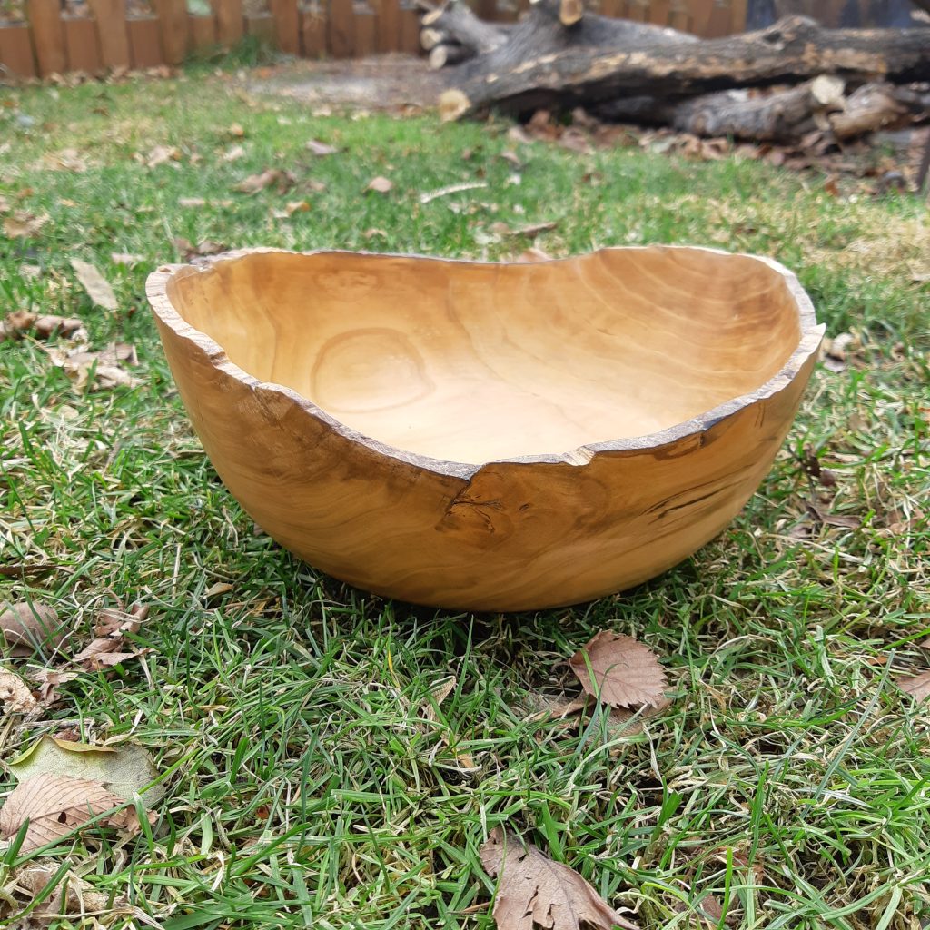 Live Edge Apricot Bowl