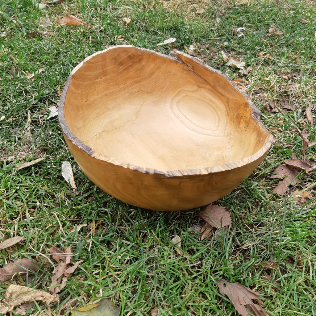 Live Edge Apricot Bowl