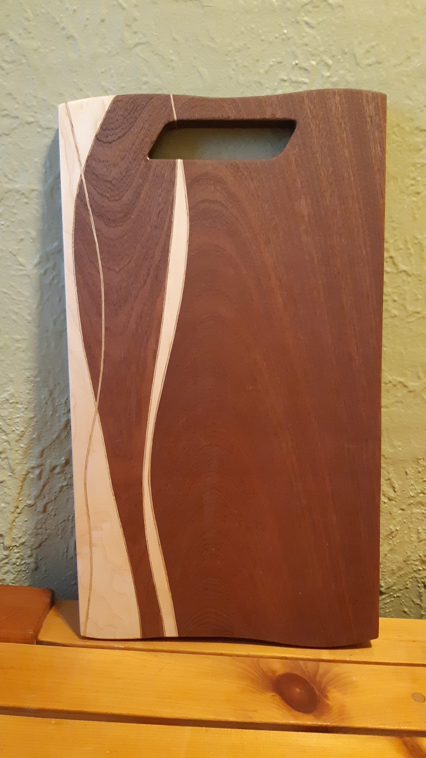 Charcuterie Board Woven Sapele