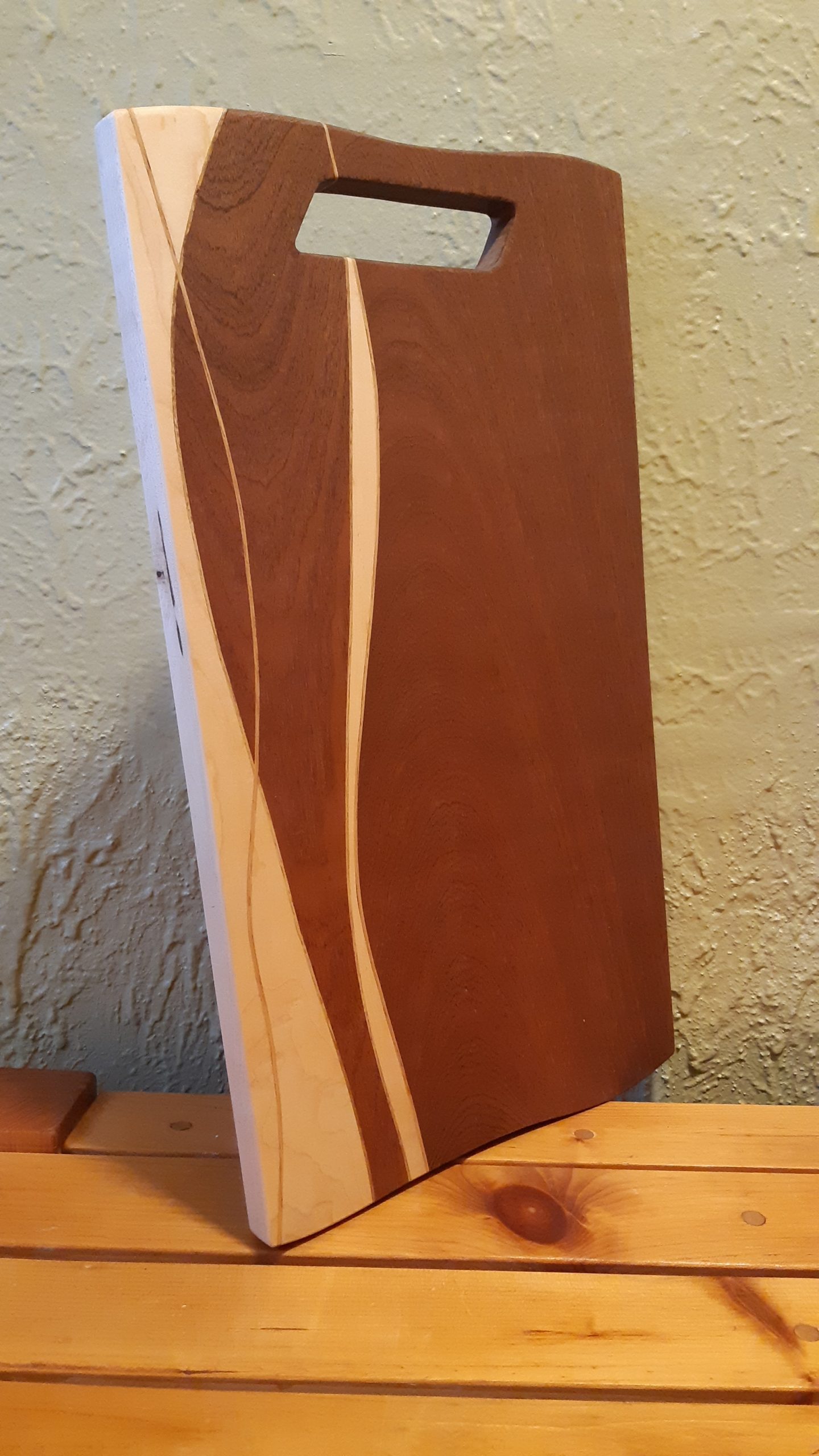 Charcuterie Board Woven Sapele